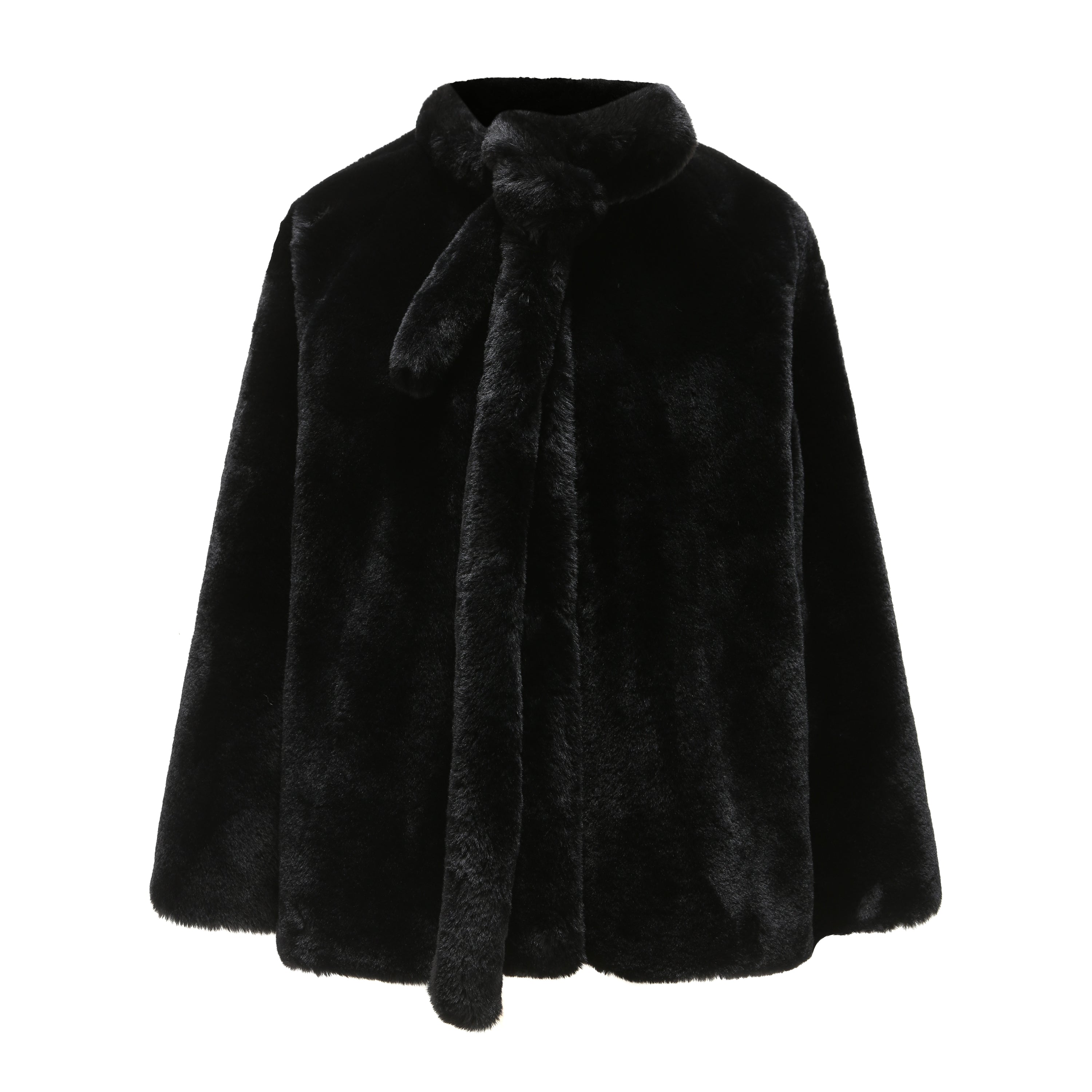Faux fur coat cloak 005 – Xoer