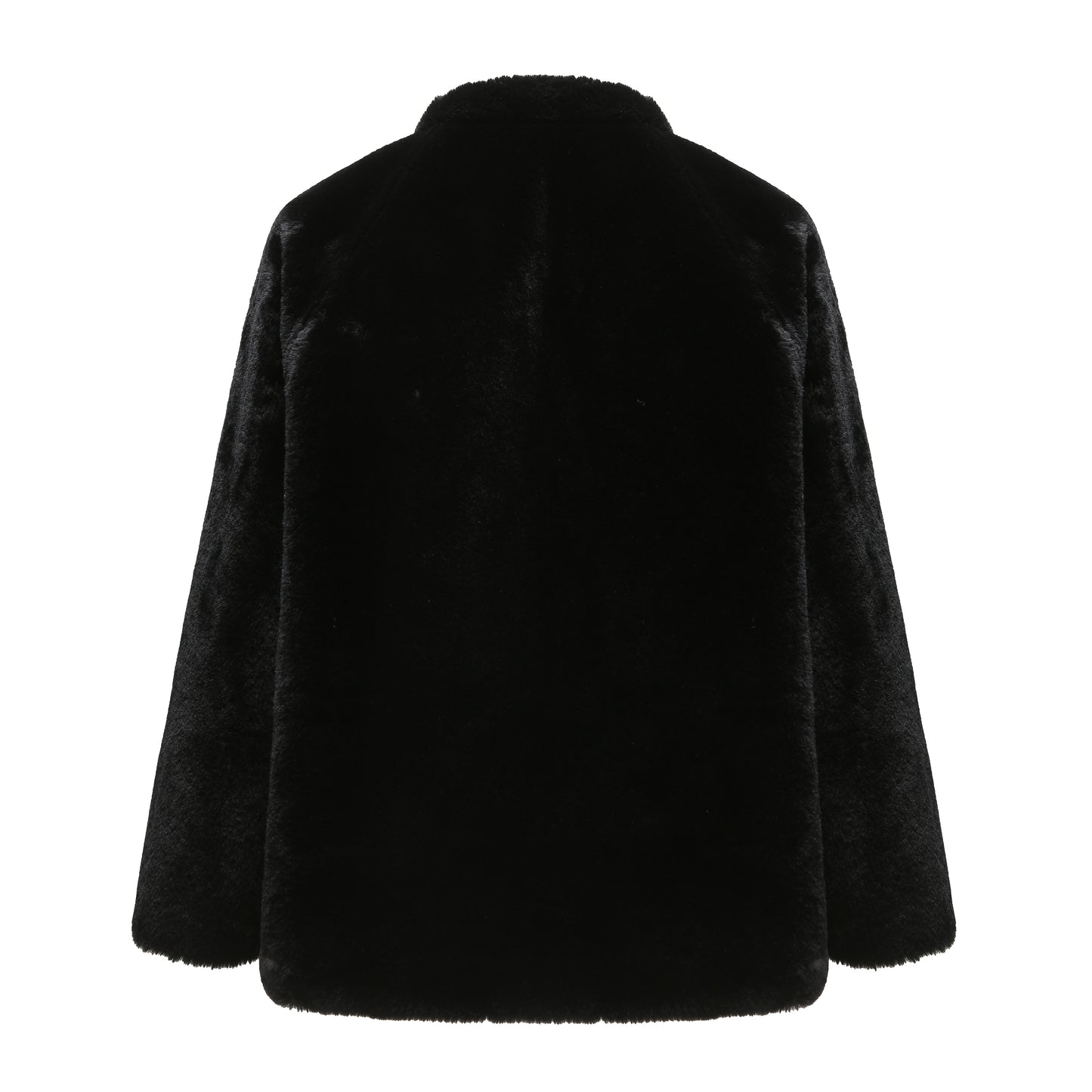 Faux fur coat cloak 005