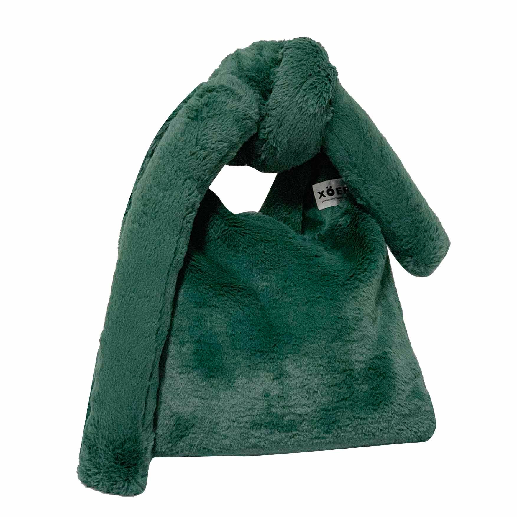 Faux fur handbag Knotting Bag